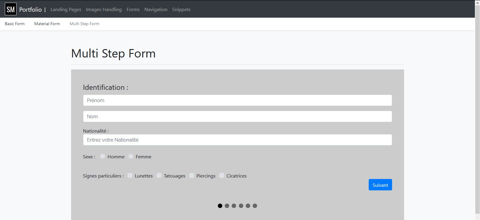 Multi Step Form